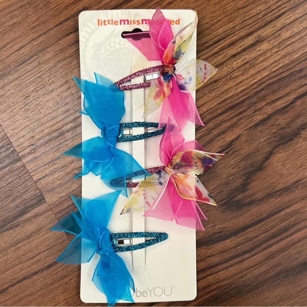 Kids Hair Clips - Set of 4